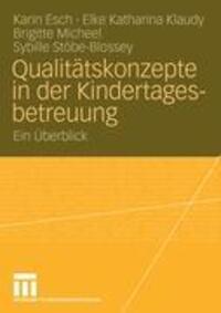 Cover: 9783531150093 | Qualitätskonzepte in der Kindertagesbetreuung | Ein Überblick | Buch