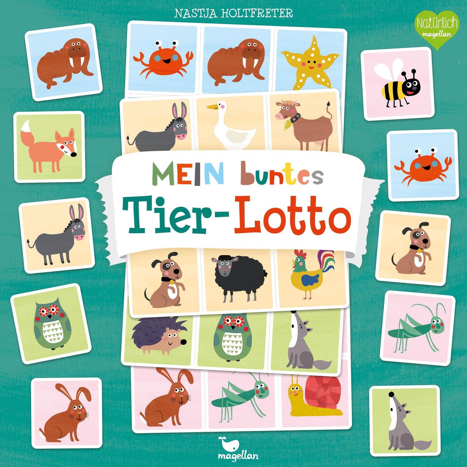 Cover: 4280000943446 | Mein buntes Tier-Lotto | Nastja Holtfreter | Spiel | Brettspiel | 2020