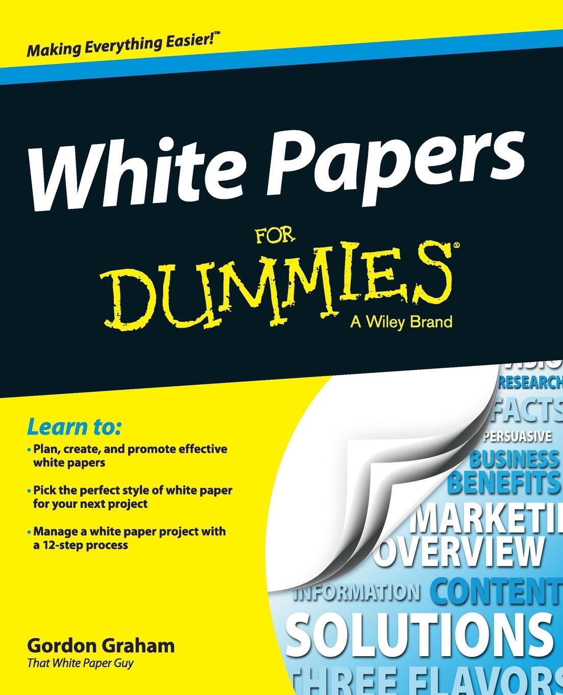 Cover: 9781118496923 | White Papers FD | Gordon Graham | Taschenbuch | Englisch | 2013