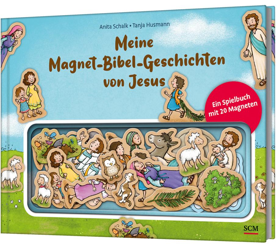 Cover: 9783417281026 | Meine Magnet-Bibel-Geschichten von Jesus | Anita Schalk | Buch | 12 S.