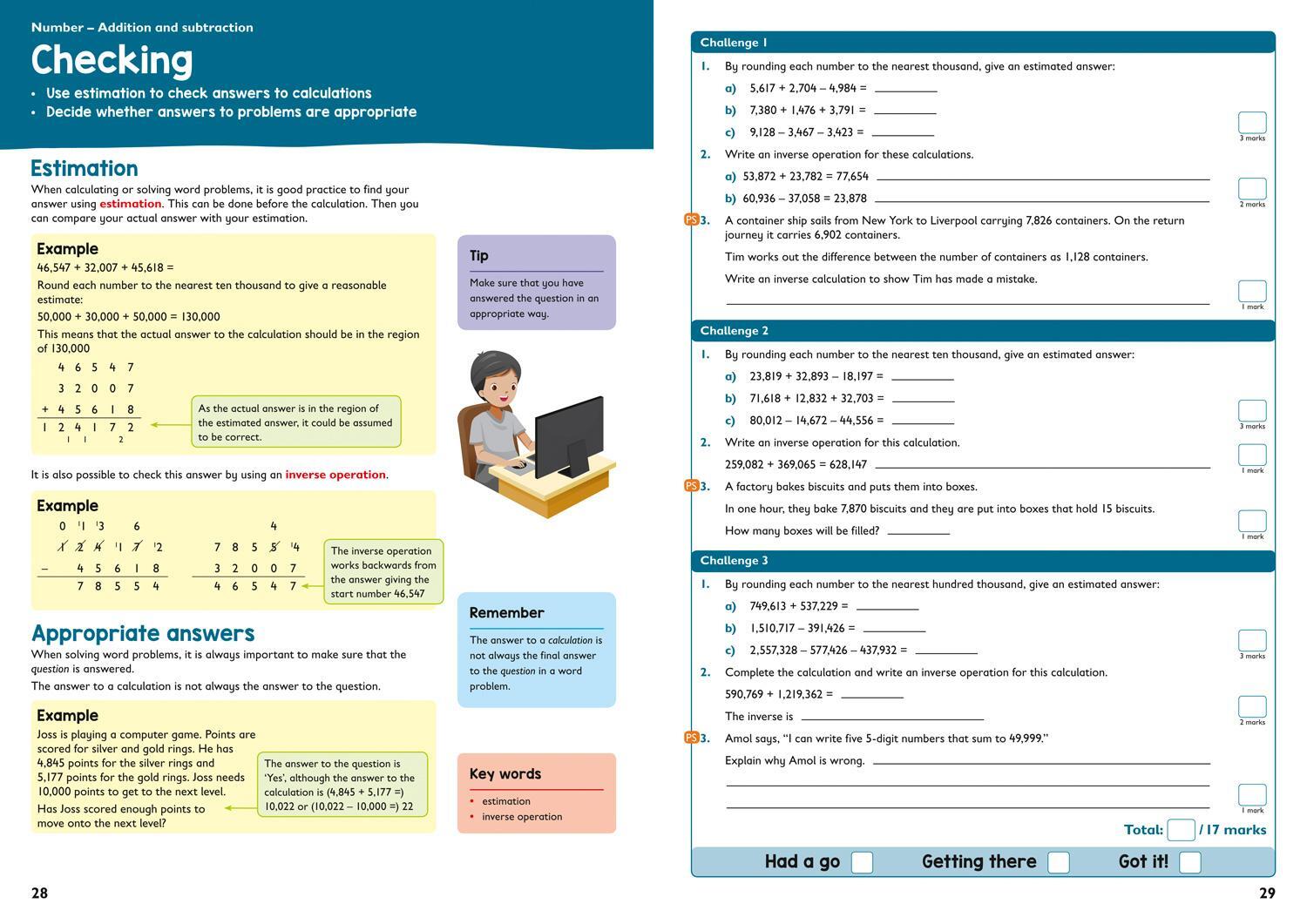 Bild: 9780008398828 | Year 6 Maths and English KS2 Targeted Study &amp; Practice Book | Ks2