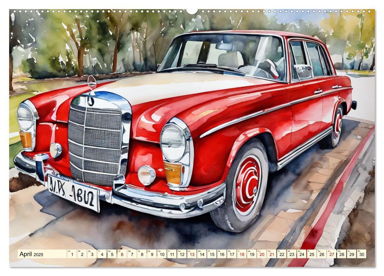 Bild: 9783383812958 | Oldtimer - Kultmodelle aus den 1960er Jahren (Wandkalender 2025 DIN...