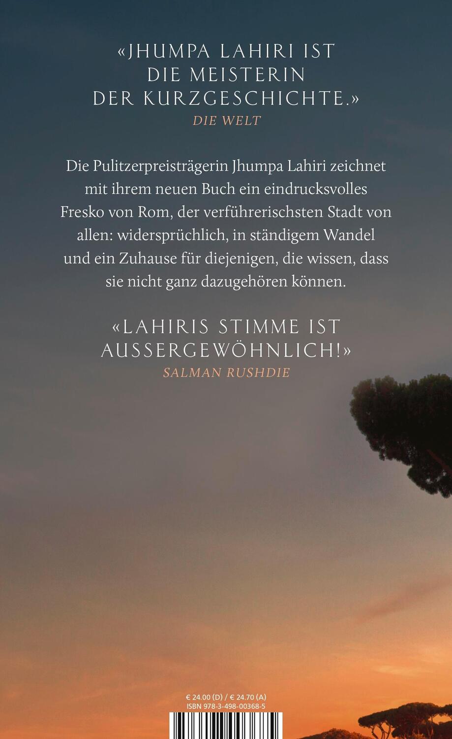 Rückseite: 9783498003685 | Das Wiedersehen | Jhumpa Lahiri | Buch | 256 S. | Deutsch | 2024