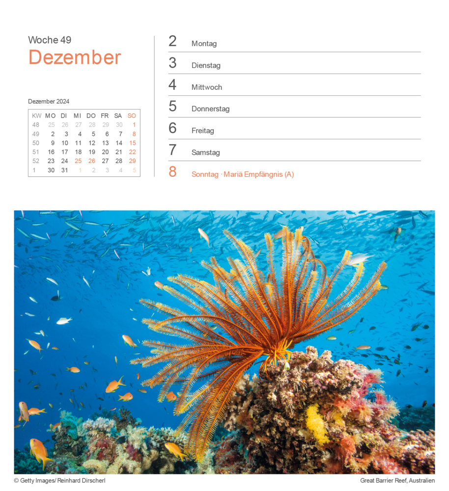 Bild: 9783965912991 | Das Naturerbe der Welt - KUNTH Postkartenkalender 2024 | Kalender