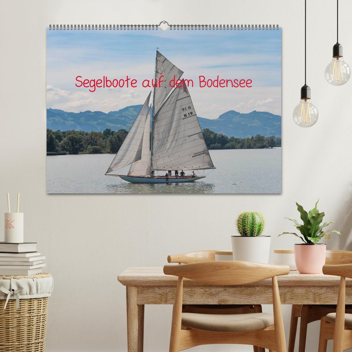 Bild: 9783435504534 | Segelboote auf dem Bodensee (Wandkalender 2025 DIN A2 quer),...