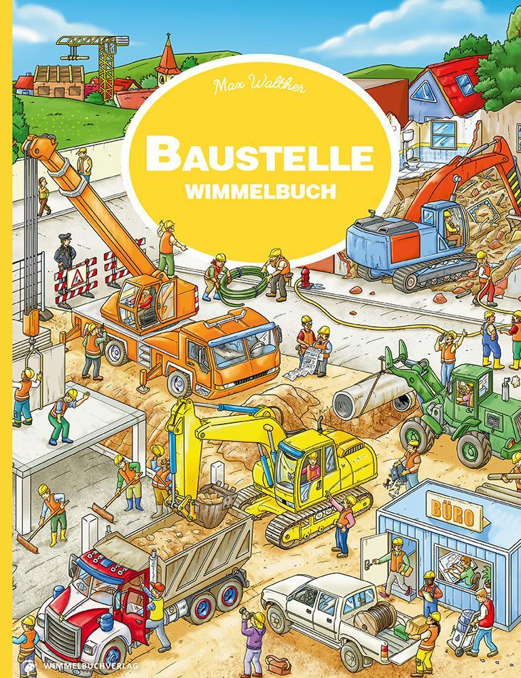 Cover: 9783947188154 | Baustelle Wimmelbuch | Kinderbücher ab 3 Jahre - Bilderbuch | Walther