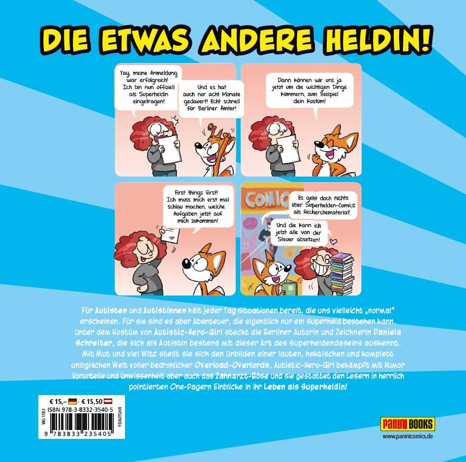 Rückseite: 9783833235405 | Die Abenteuer von Autistic Hero-Girl | Daniela Schreiter | Buch | 2017