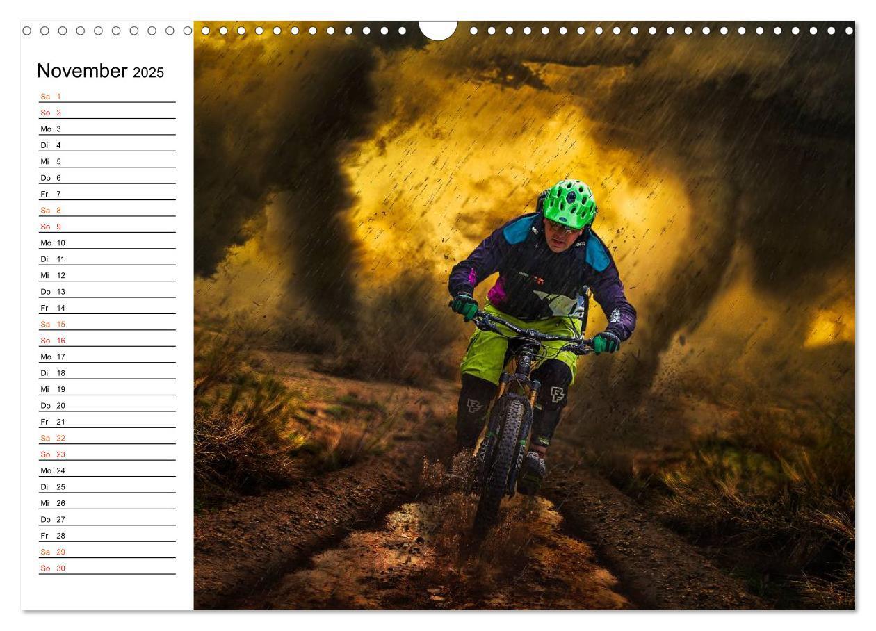 Bild: 9783435487806 | Mountainbike Trails (Wandkalender 2025 DIN A3 quer), CALVENDO...