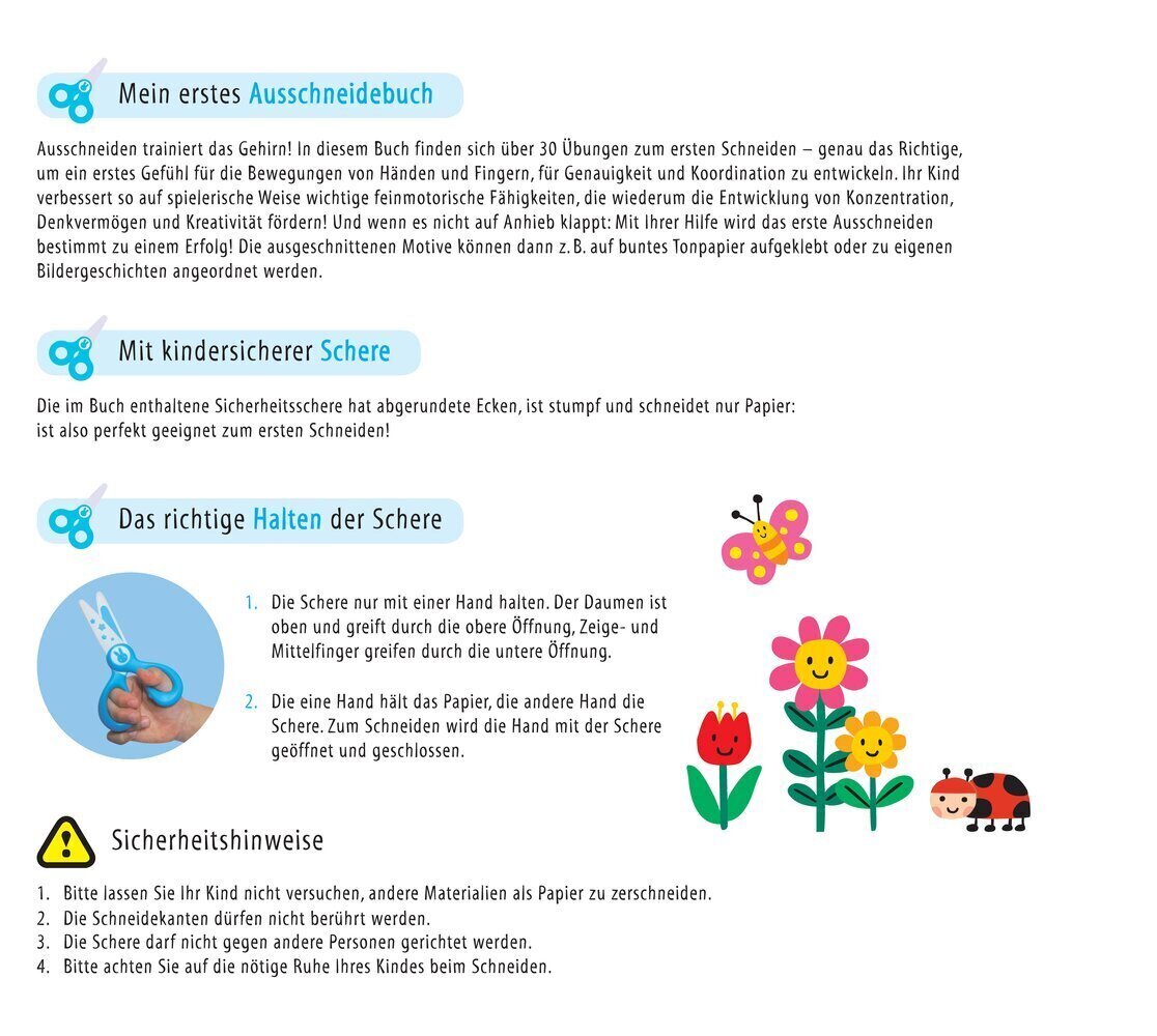 Bild: 9783741522123 | Mein erstes Ausschneidebuch, m. kindersicherer Schere | Taschenbuch