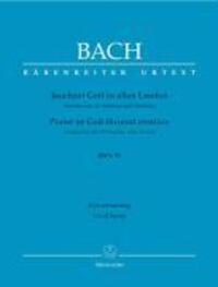 Cover: 9790006538034 | Cantata No. 51 - BWV 51 | Cantata for the 15th Sunday after Trinity