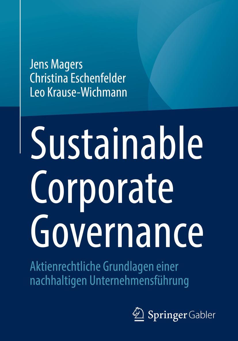 Cover: 9783658386832 | Sustainable Corporate Governance | Jens Magers (u. a.) | Taschenbuch