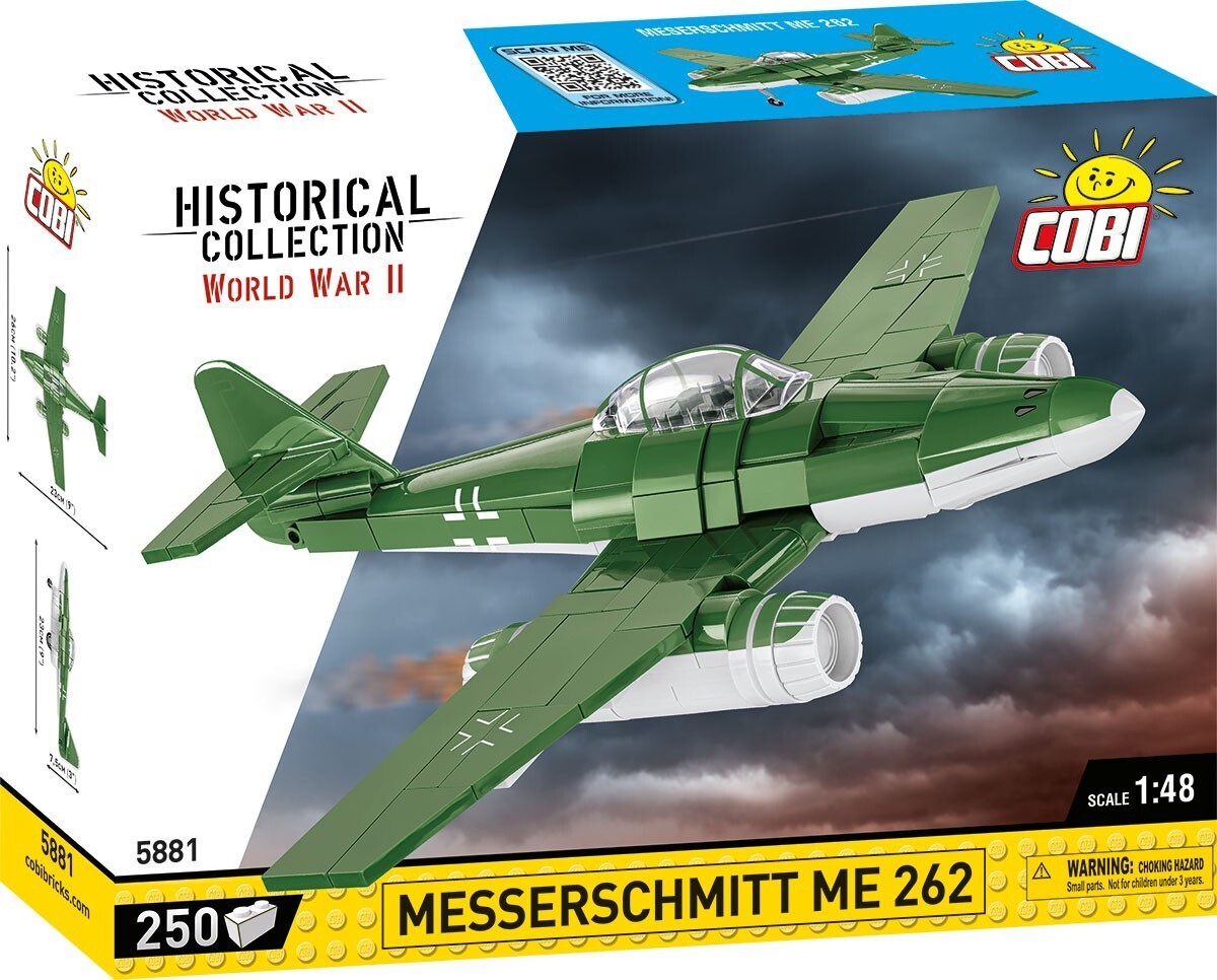 Cover: 5902251058814 | COBI Historical Collection 5881 - Messerschmitt ME 262, Easy Planes