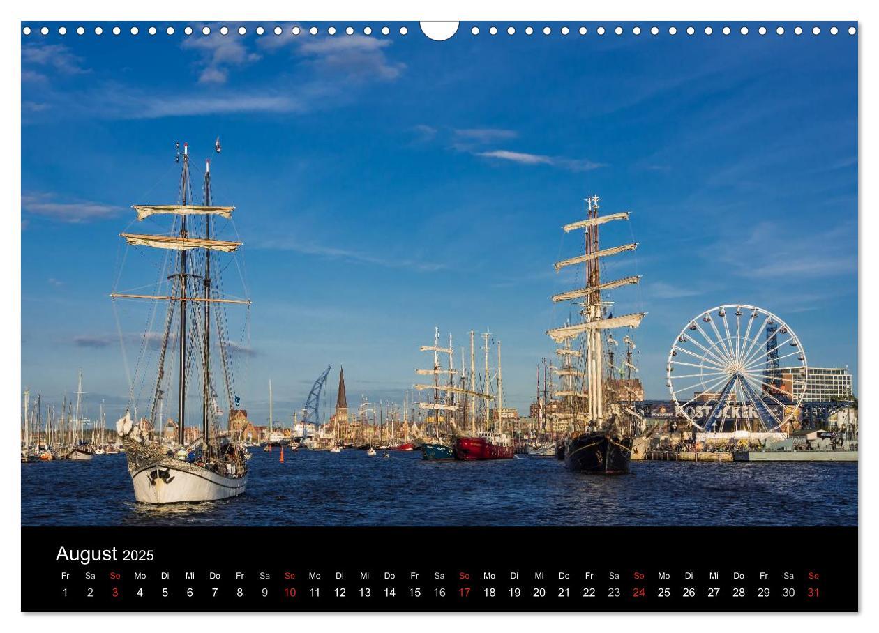 Bild: 9783435833320 | Rostock (Wandkalender 2025 DIN A3 quer), CALVENDO Monatskalender