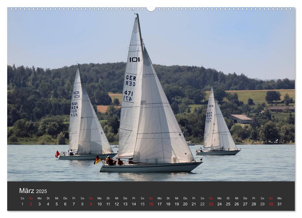 Bild: 9783435504534 | Segelboote auf dem Bodensee (Wandkalender 2025 DIN A2 quer),...