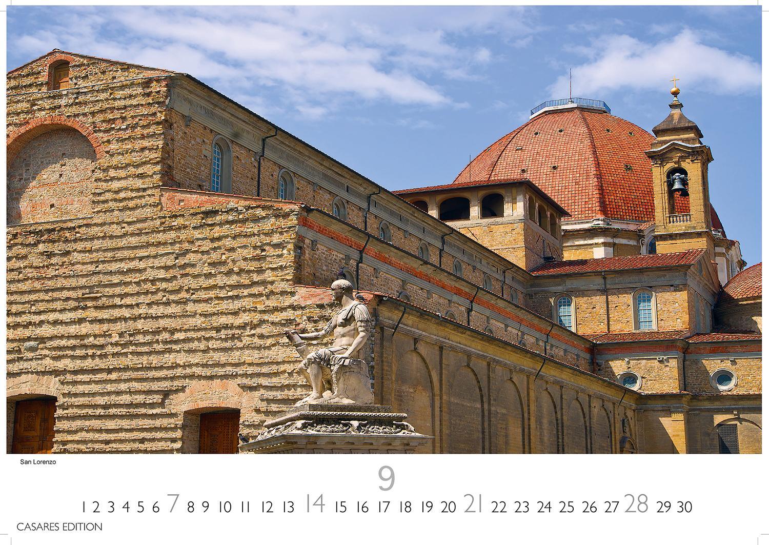 Bild: 9781835240038 | Florenz 2025 S 24x35 cm | Kalender | 14 S. | Deutsch | 2025