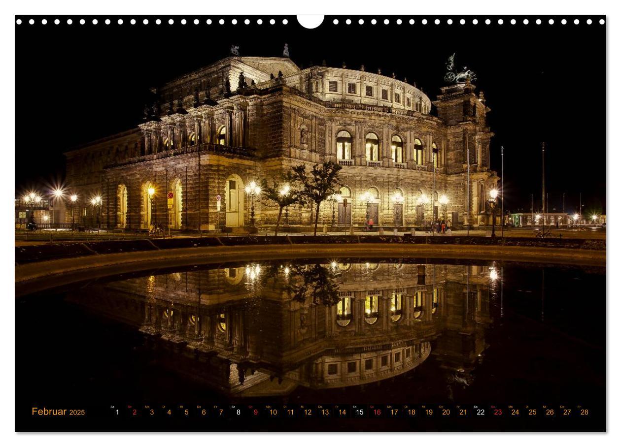 Bild: 9783435704910 | Eine Nacht in Dresden (Wandkalender 2025 DIN A3 quer), CALVENDO...