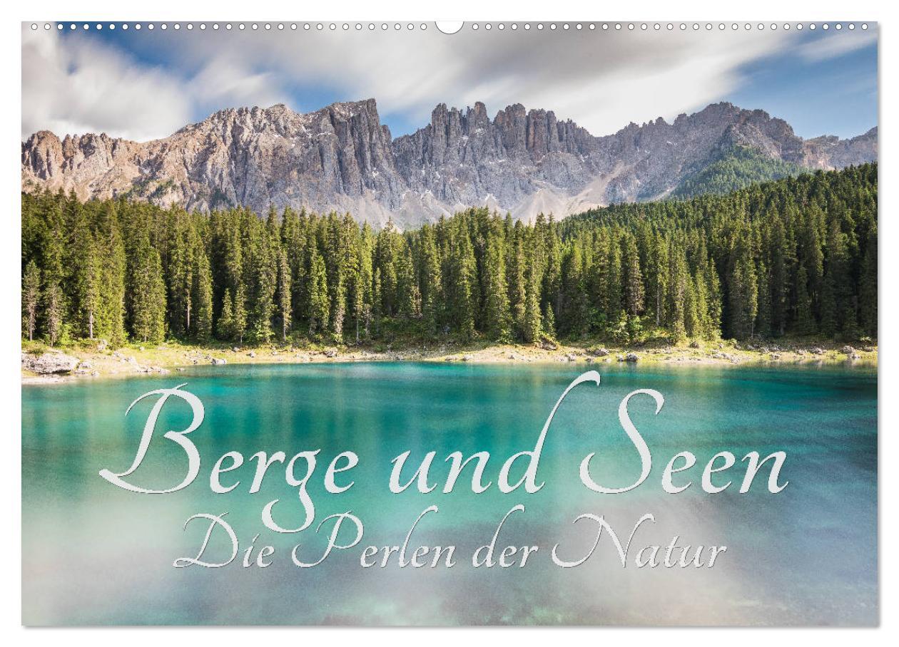 Cover: 9783435360796 | Berge und Seen - Die Perlen der Natur (Wandkalender 2025 DIN A2...