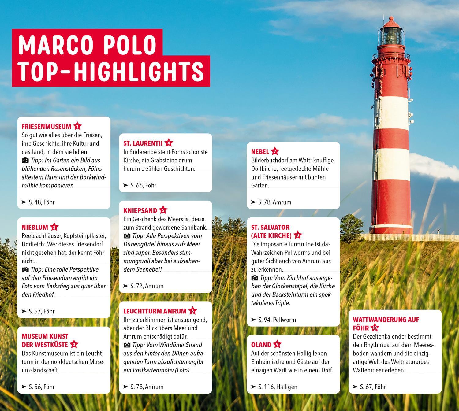 Bild: 9783829719759 | MARCO POLO Reiseführer Föhr, Amrum, Pellworm, Nordstrand, Halligen