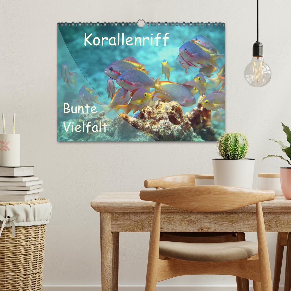 Bild: 9783435346103 | Bunte Vielfalt im Korallenriff (Wandkalender 2025 DIN A3 quer),...