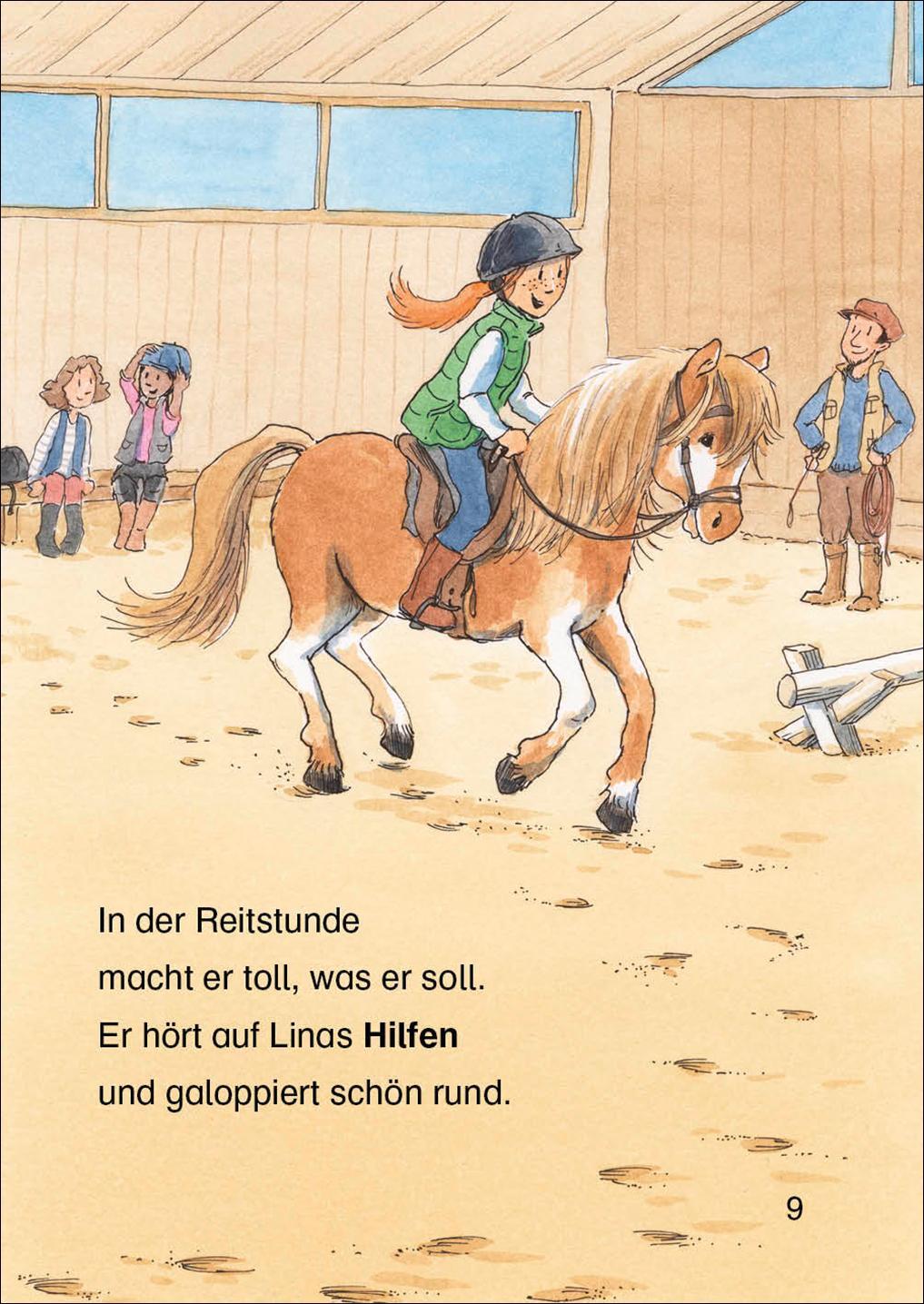 Bild: 9783743208599 | Leselöwen 1. Klasse - Das neue Pferd in der Reitschule | Eva Hierteis