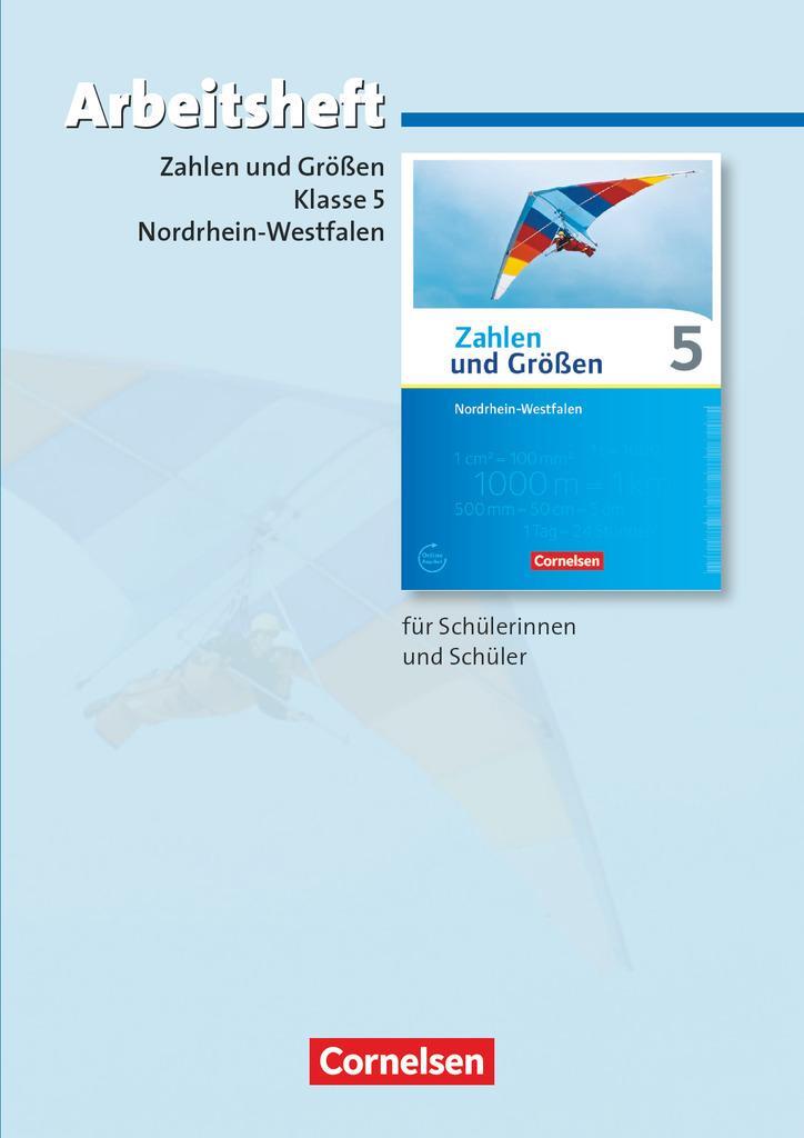 Cover: 9783060028894 | Zahlen und Größen 5. Schuljahr. Arbeitsheft mit eingelegten...