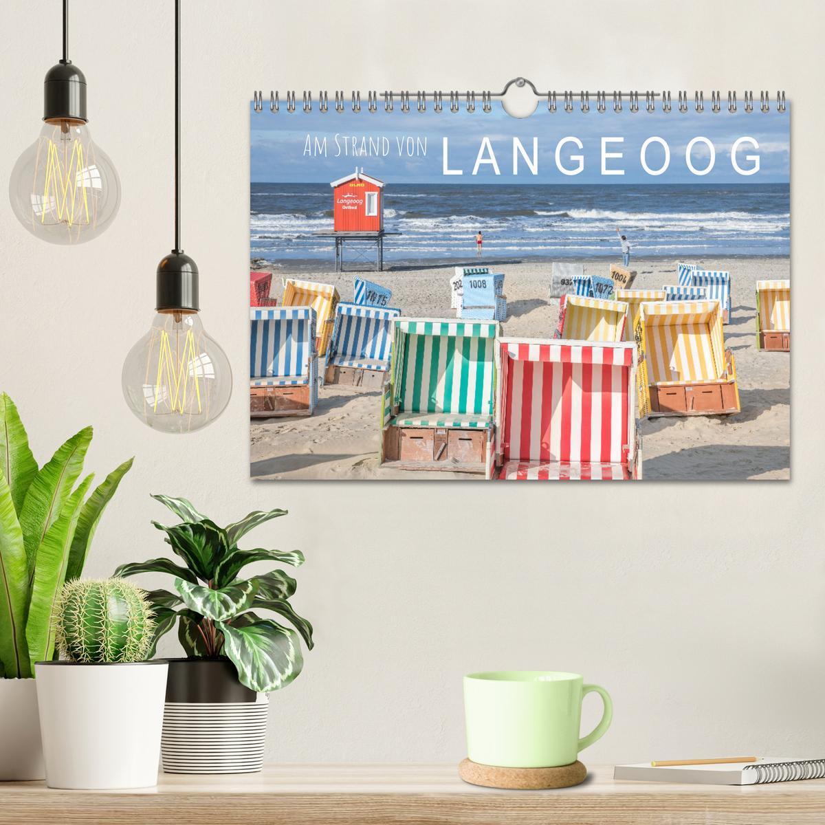 Bild: 9783435073993 | Am Strand von Langeoog (Wandkalender 2025 DIN A4 quer), CALVENDO...