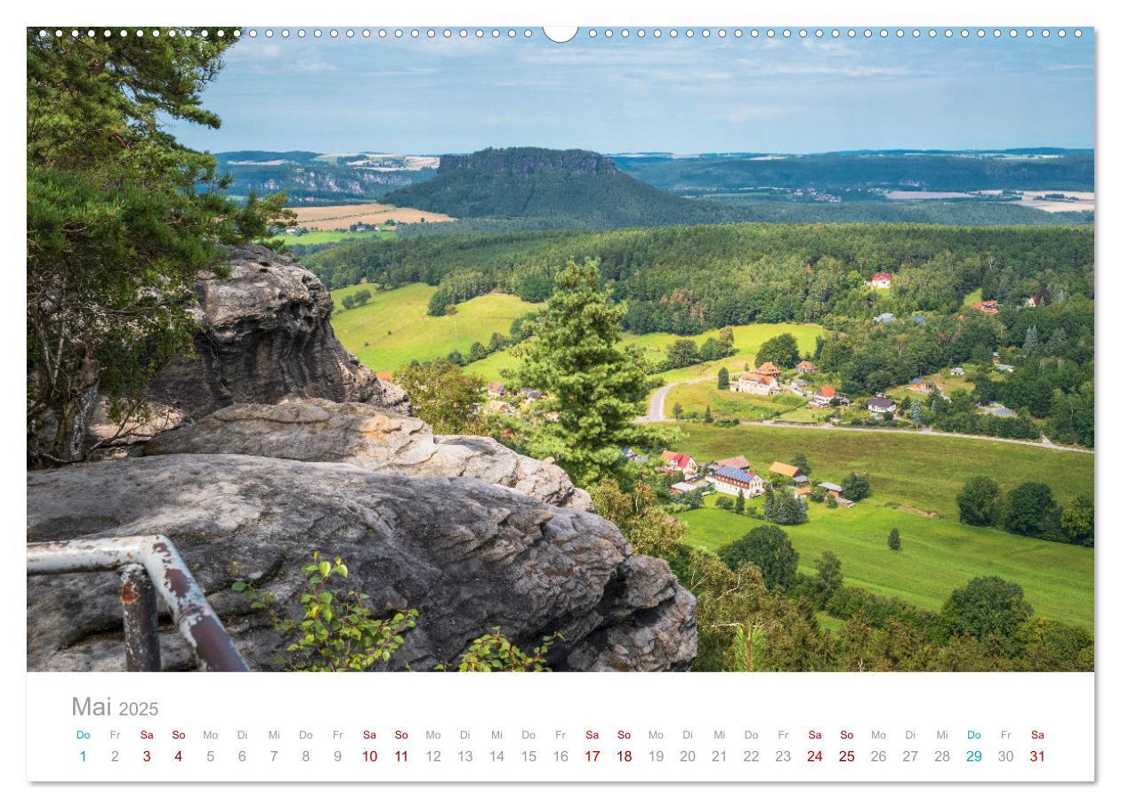 Bild: 9783435030774 | Sachsen - Eine stimmungsvolle Wanderung in Bildern (Wandkalender...