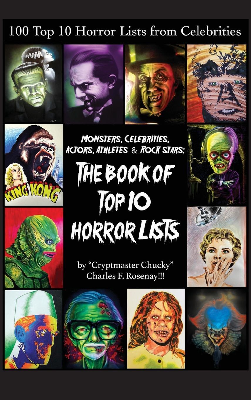 Cover: 9781629337654 | The Book of Top Ten Horror Lists (hardback) | Charles F. Rosenay