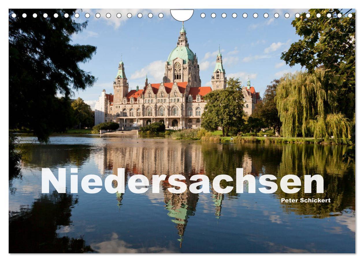 Cover: 9783435569533 | Niedersachsen (Wandkalender 2025 DIN A4 quer), CALVENDO Monatskalender