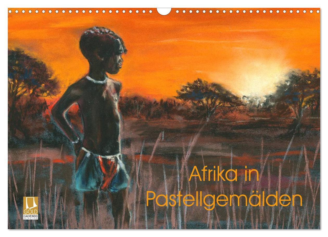 Cover: 9783435494163 | Afrika in Pastellgemälden (Wandkalender 2025 DIN A3 quer), CALVENDO...