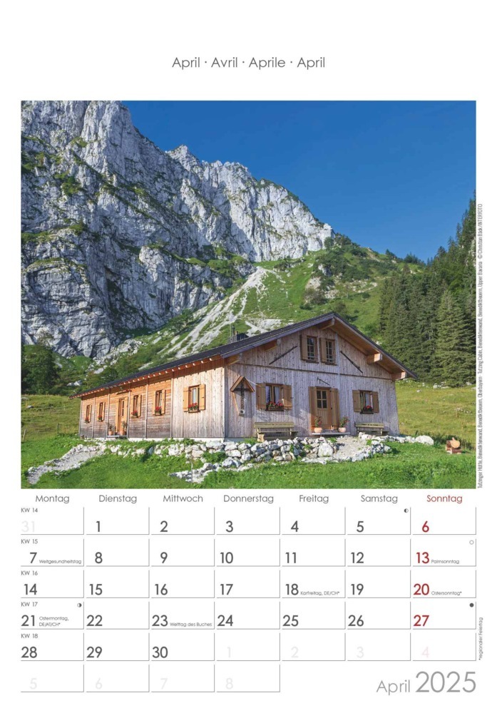 Bild: 4251732341190 | Alpha Edition - Bayern 2025 Bildkalender, 23,7x34cm, Wandkalender...