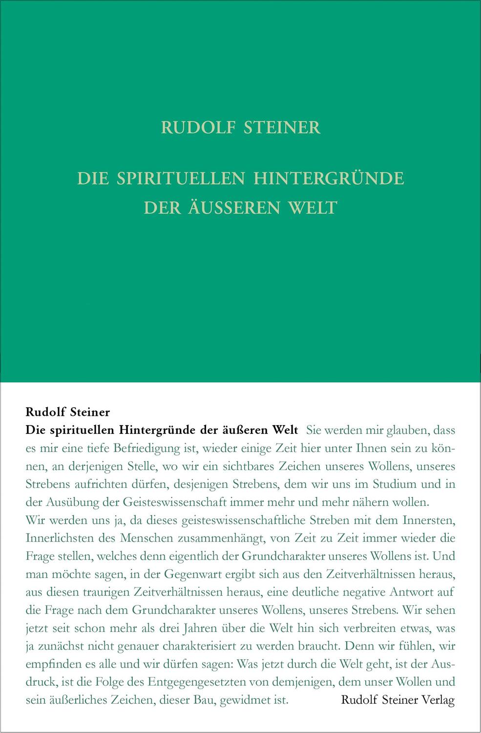 Cover: 9783727417726 | Die spirituellen Hintergründe der äußeren Welt. Der Sturz der...