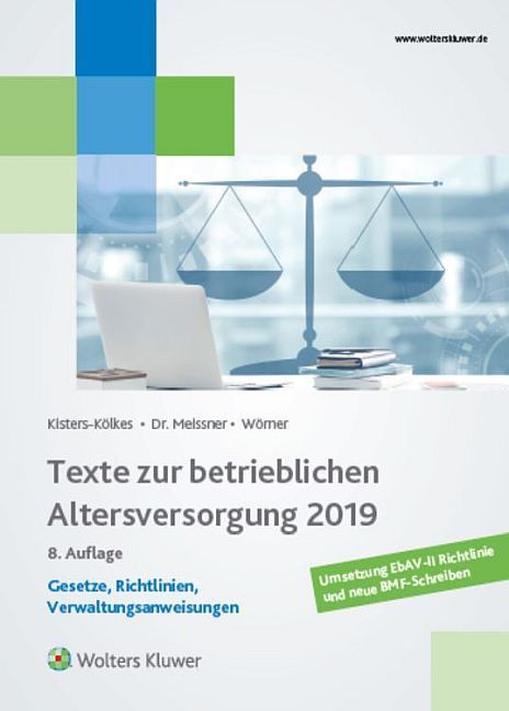 Cover: 9783896995254 | Texte zur betrieblichen Altersversorgung 2019 | Kisters-Kölkes (u. a.)