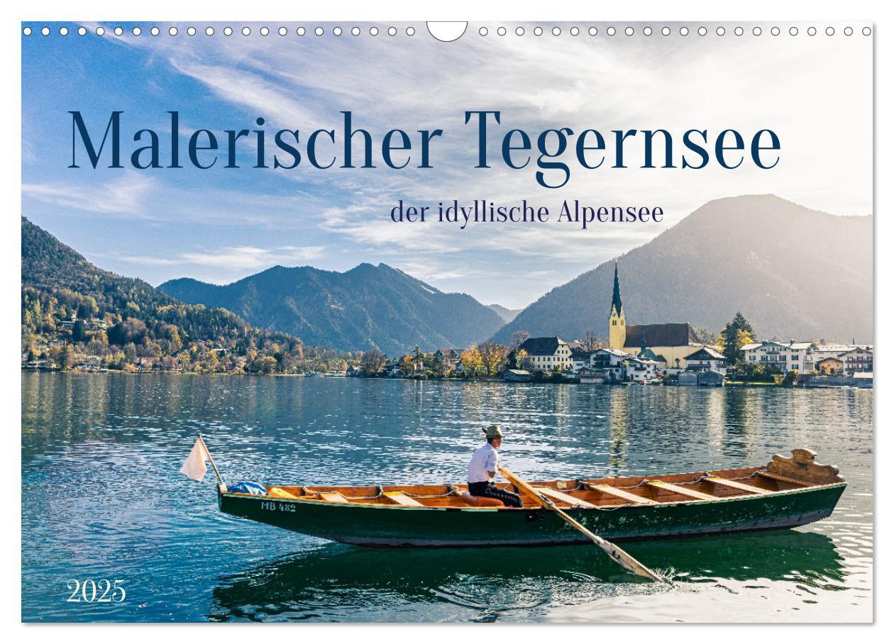 Cover: 9783383859281 | Malerischer Tegernsee (Wandkalender 2025 DIN A3 quer), CALVENDO...