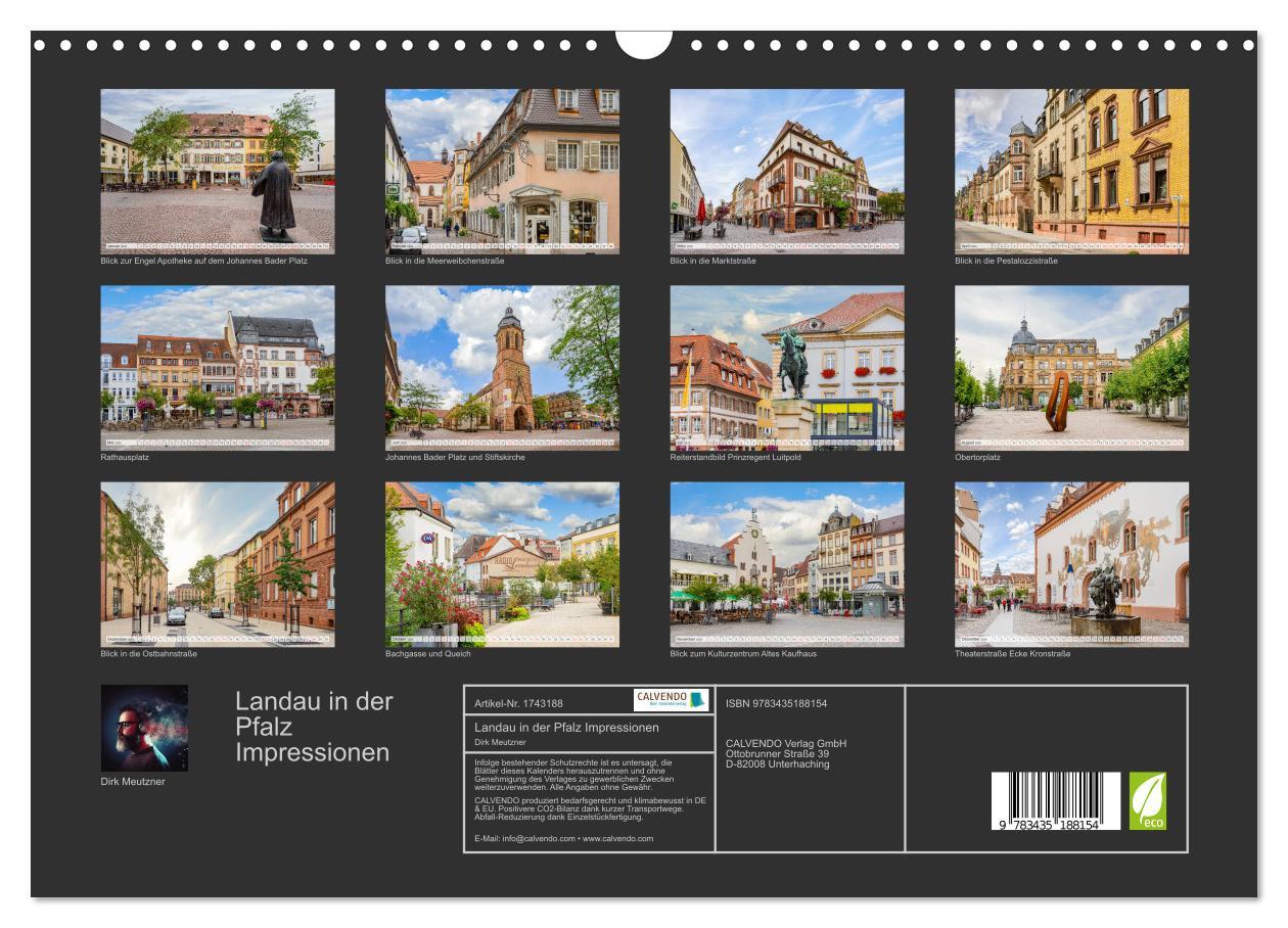 Bild: 9783435188154 | Landau in der Pfalz Impressionen (Wandkalender 2025 DIN A3 quer),...