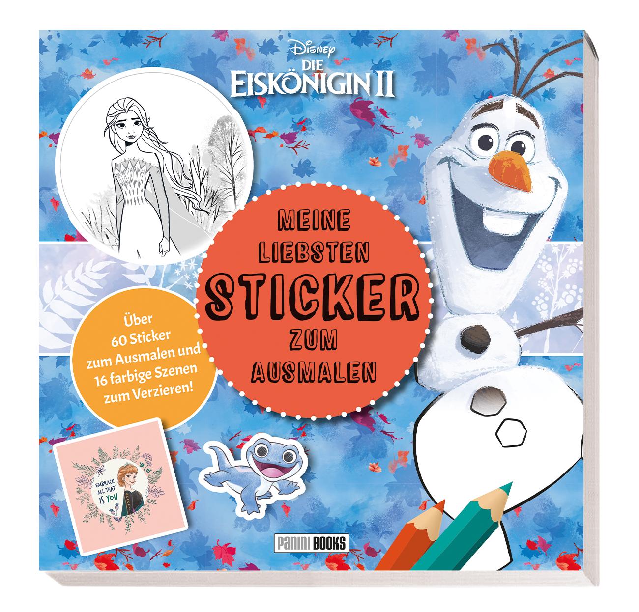 Cover: 9783833241512 | Disney Die Eiskönigin 2: Meine liebsten Sticker zum Ausmalen | Panini