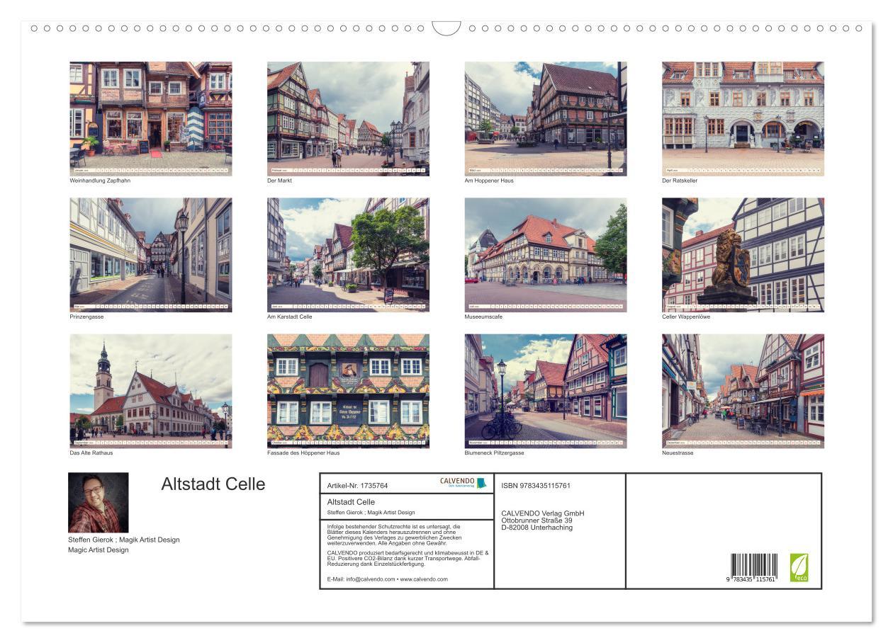 Bild: 9783435115761 | Altstadt Celle (Wandkalender 2025 DIN A2 quer), CALVENDO...