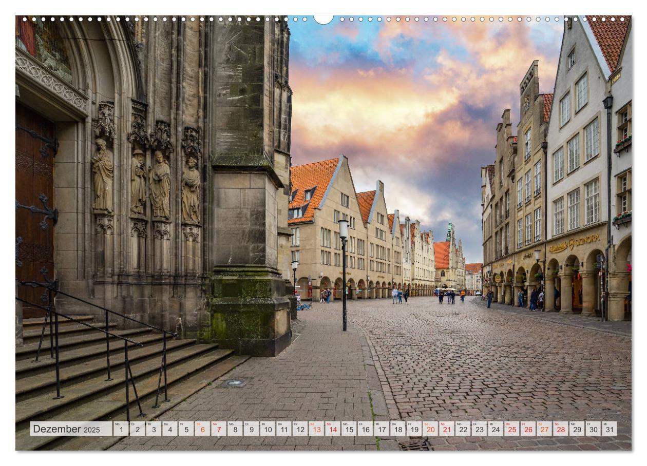 Bild: 9783435213573 | Münster Impressionen (Wandkalender 2025 DIN A2 quer), CALVENDO...