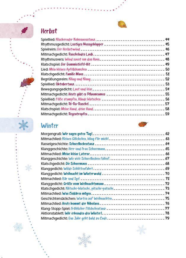 Bild: 9783960462514 | Das Krippen-Jahreszeitenbuch: Rasselspiele und Glöckchenlieder | Buch