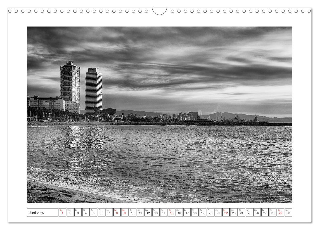 Bild: 9783435681228 | Barcelona Photografien in Schwarz / Weiß (Wandkalender 2025 DIN A3...