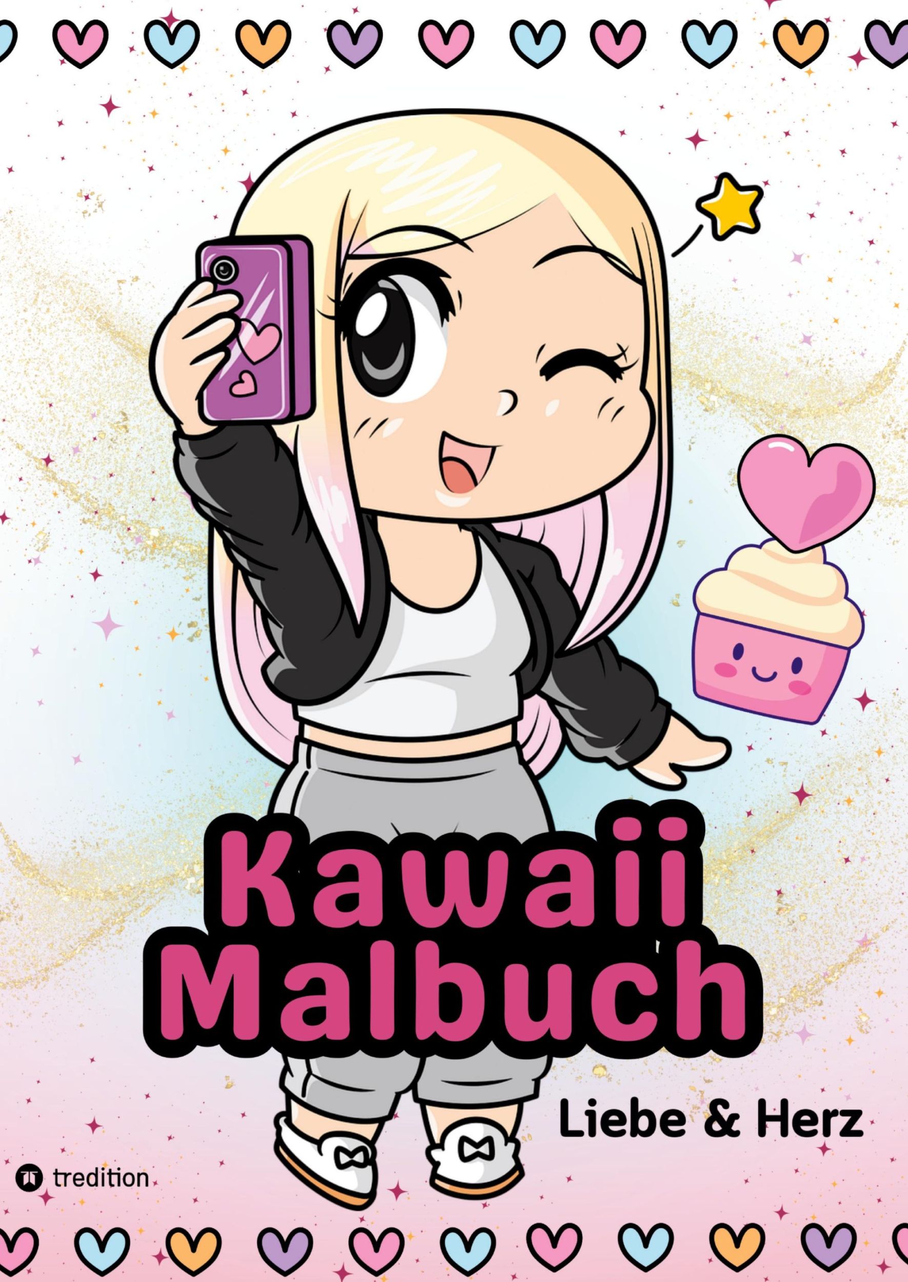 Cover: 9783347823693 | Malbüch für Mädchen Kawaii Ausmalmach Liebe und Herz für Kinder ab...