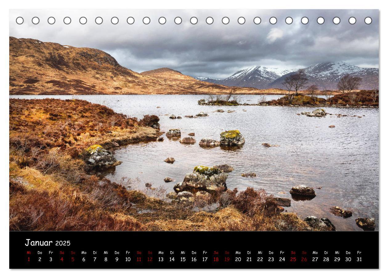 Bild: 9783435298792 | Schottland zum Verlieben (Tischkalender 2025 DIN A5 quer), CALVENDO...