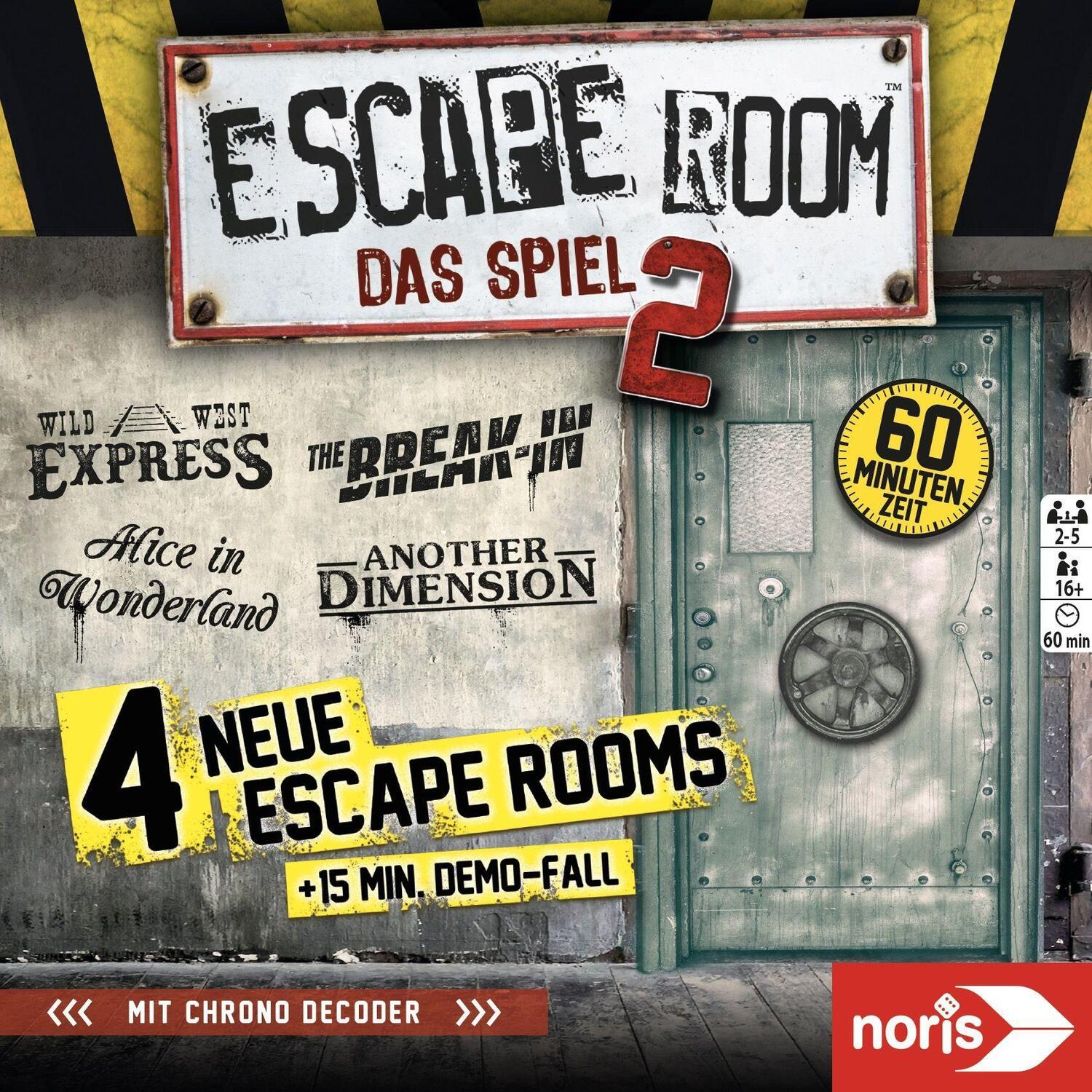 Cover: 4000826003236 | Escape Room Das Spiel 2 | Noris Spiele | Spiel | 606101891 | Deutsch