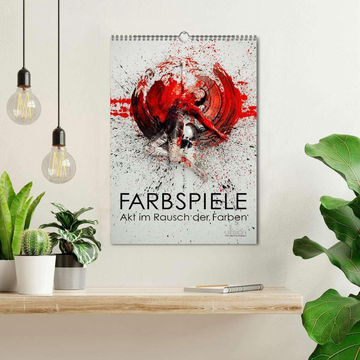 Bild: 9783457014370 | Farbspiele - Akt im Rausch der Farben (Wandkalender 2025 DIN A3...