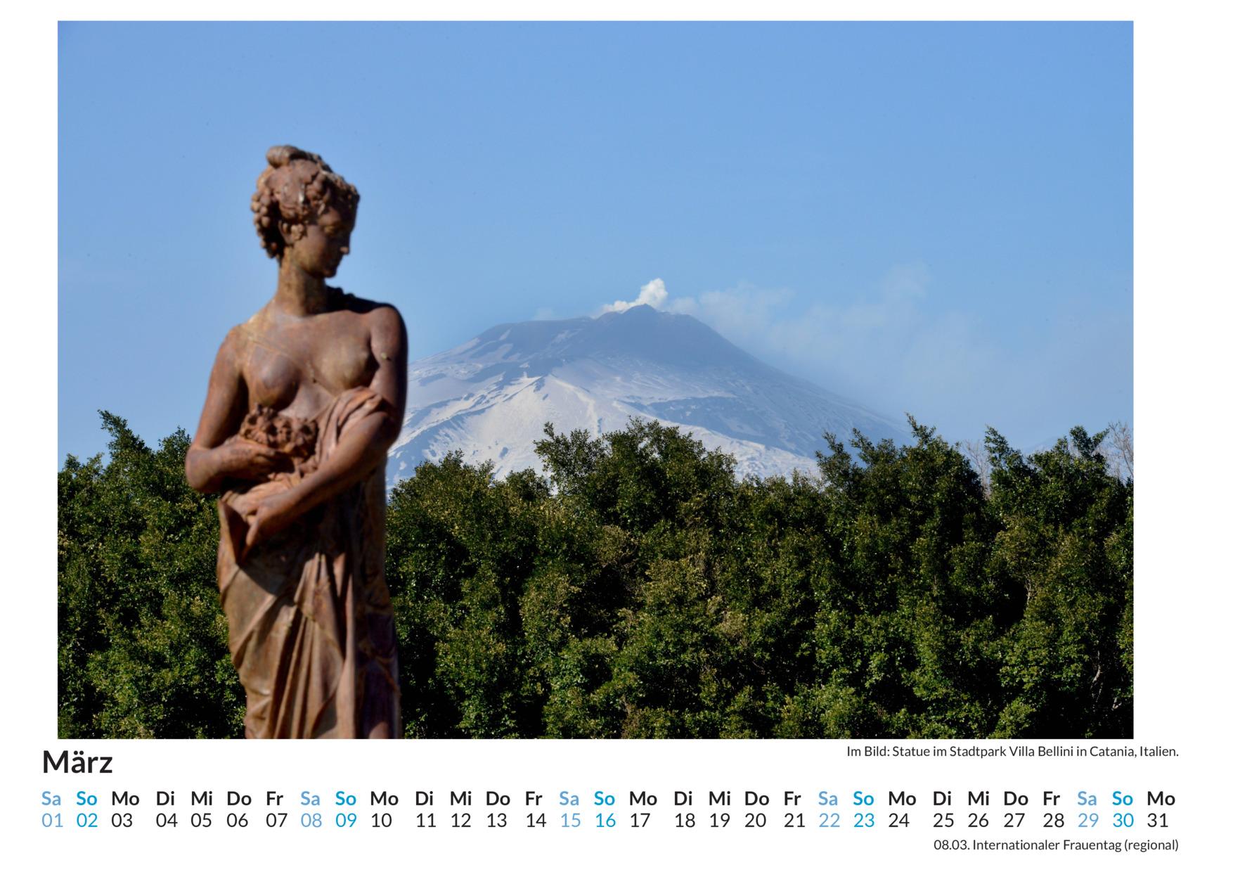 Bild: 9783759123367 | Catania - (Wandkalender 2025, Kalender DIN A4 quer, Monatskalender...