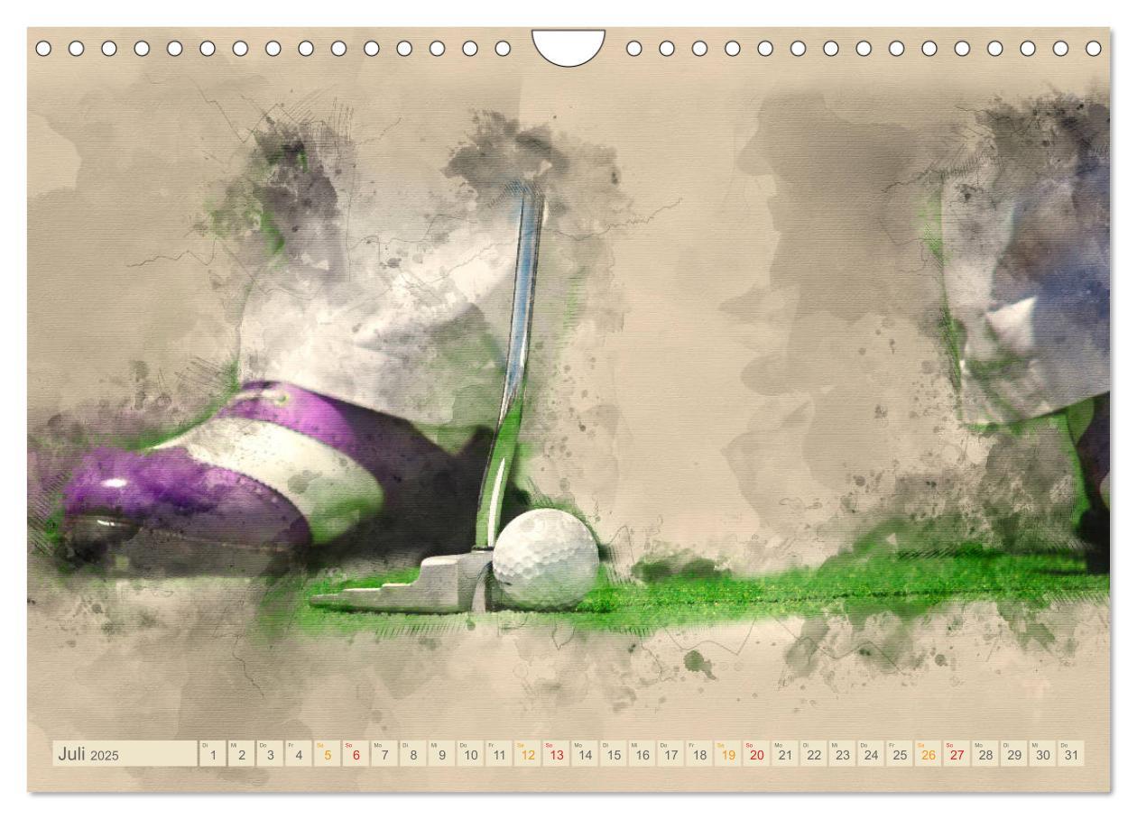 Bild: 9783435420568 | Ich liebe Golf (Wandkalender 2025 DIN A4 quer), CALVENDO...