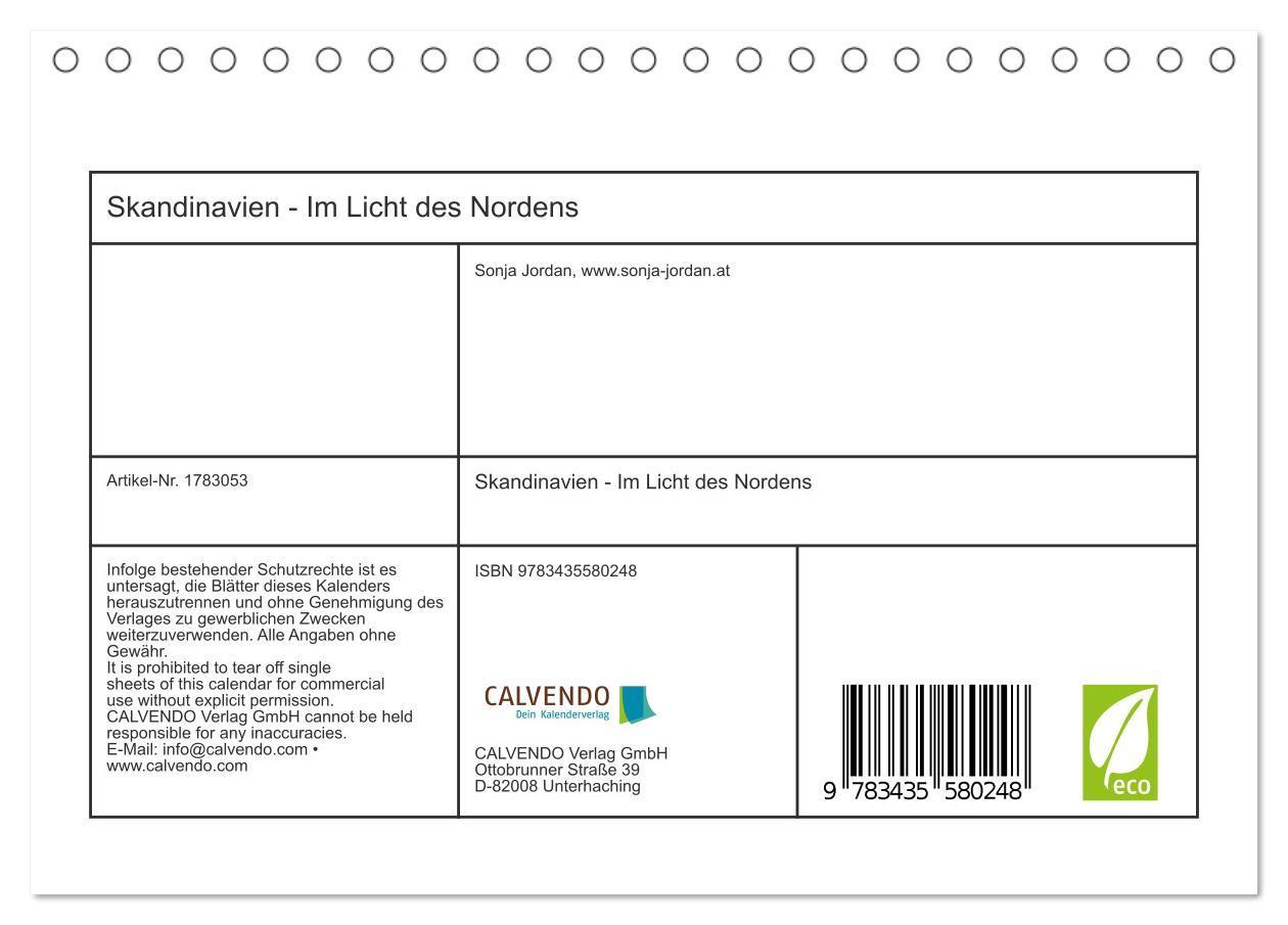 Bild: 9783435580248 | Skandinavien - Im Licht des Nordens (Tischkalender 2025 DIN A5...