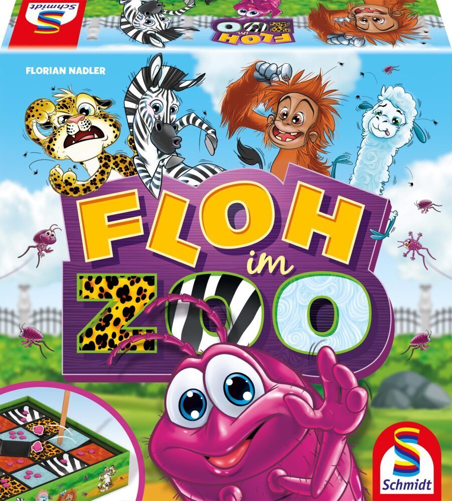 Cover: 4001504406370 | Floh im Zoo | Kinderspiele | Spiel | Deutsch | 2022 | Schmidt