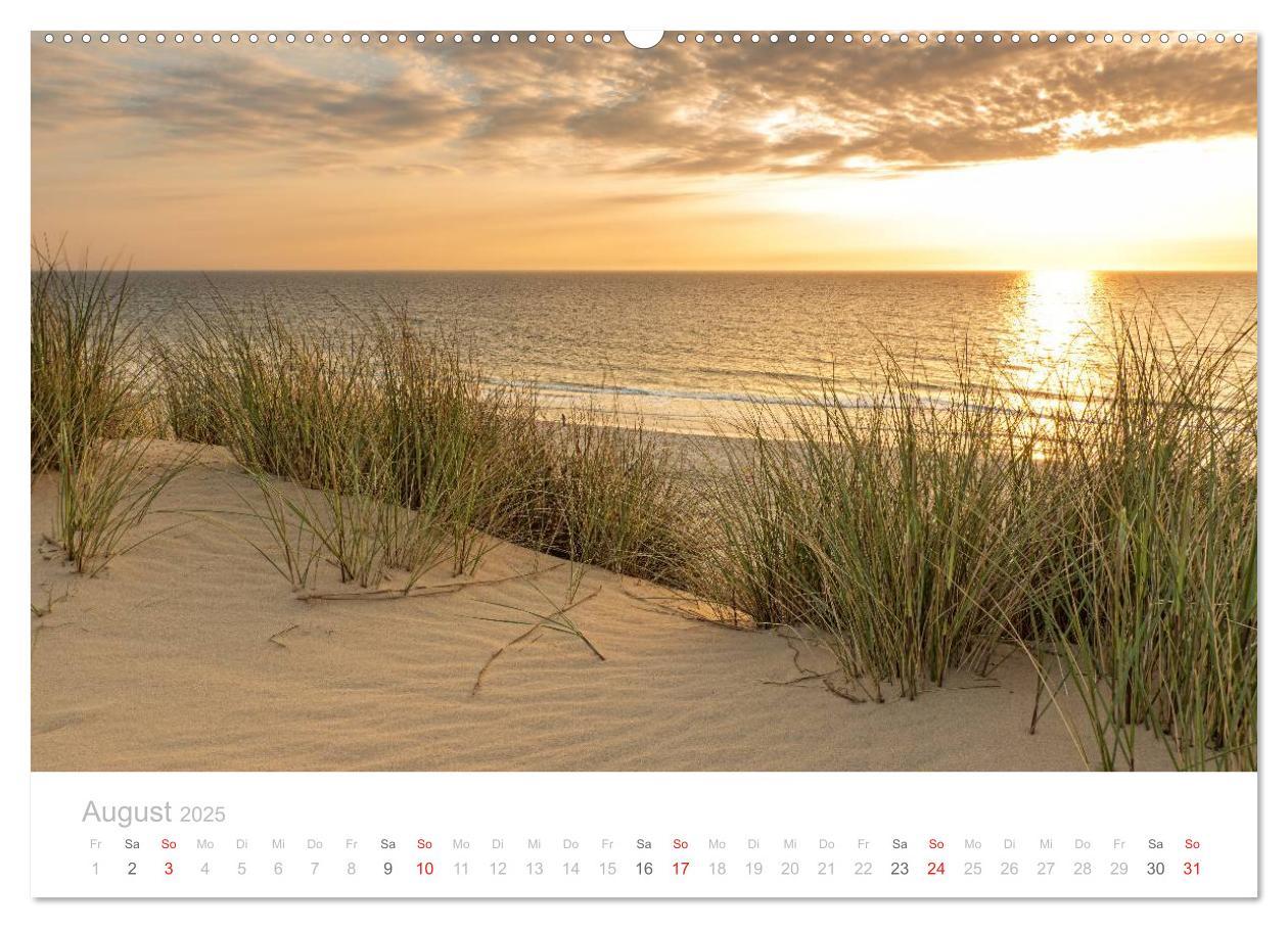 Bild: 9783435590674 | Sehnsucht Sylt (Wandkalender 2025 DIN A2 quer), CALVENDO...