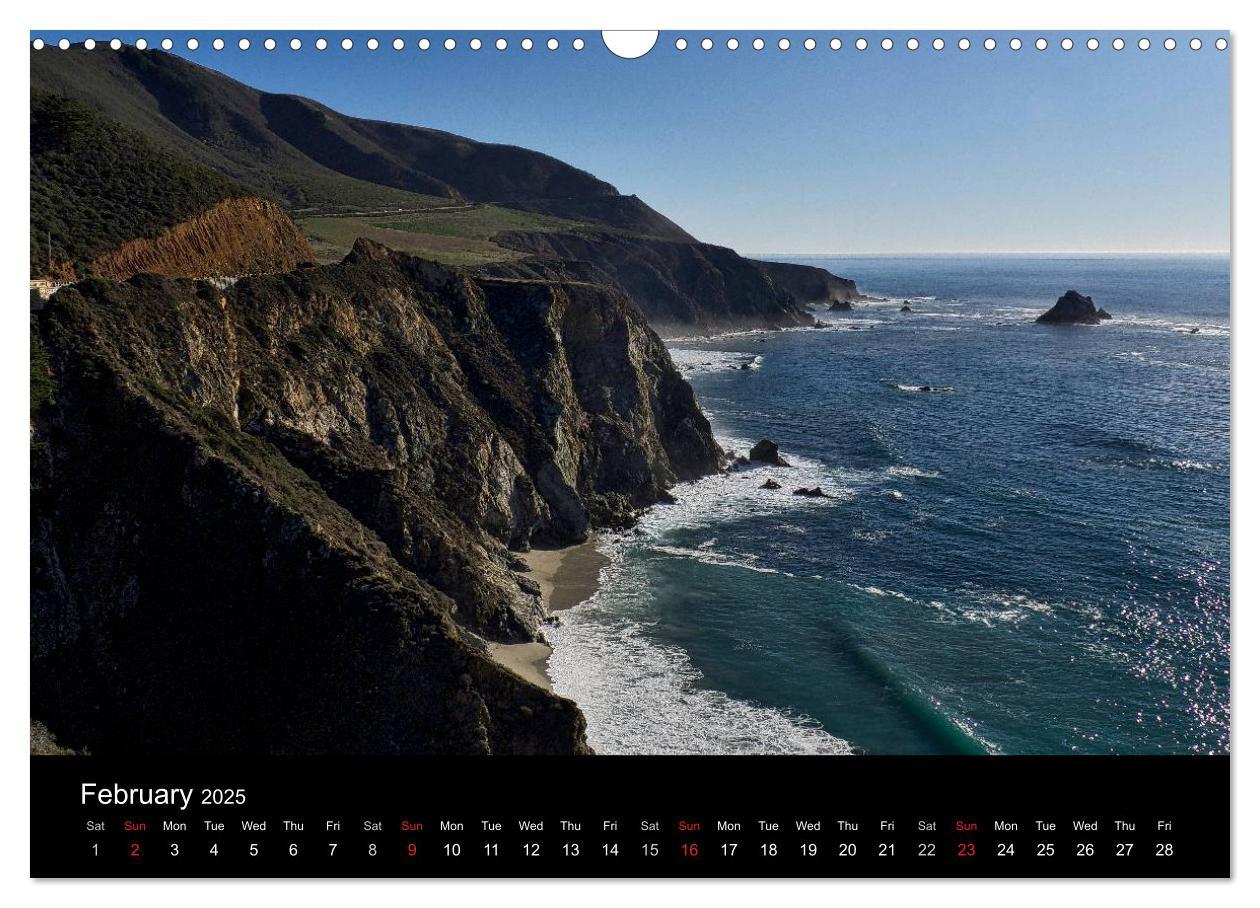 Bild: 9781325962259 | California Coasline (Wall Calendar 2025 DIN A3 landscape), CALVENDO...